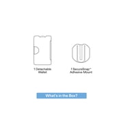 onn Universal Detachable Wallet for Smartphones - Black
