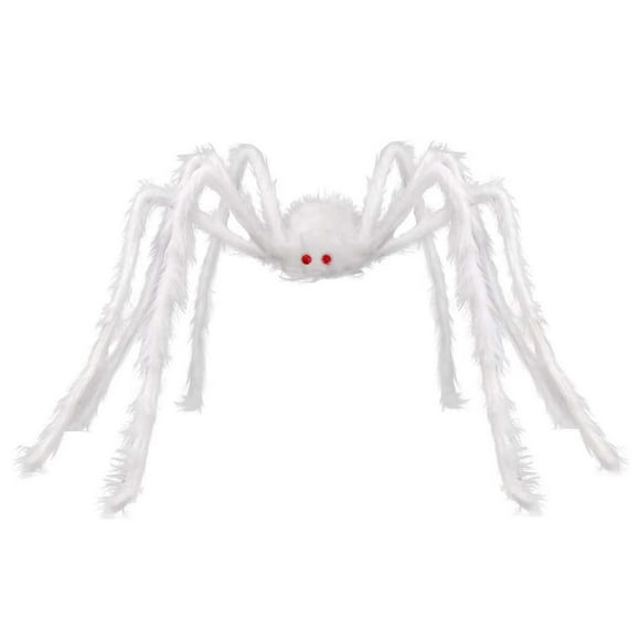 TopLLC Halloween Decor Fall Decor Halloween Simulation Skull Big Spider Plush Spider Ornament Halloween Party Favor