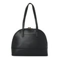 thumbnail image 2 of Time and Tru Women's 3 in 1 Satchel Bag 3-Piece Set Black Pebble, 2 of 5