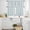 Teal Green, variant on Navy Blue Striped Kitchen Curtains Sets for Windows 24 Inch Length, Navy Blue White Farmhouse Stripes Rod Pocket Window Treatments Tier Curtains and Valances Set for Bedroom/Bathroom