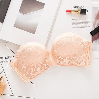 Women Wedding Dress Invisible Bras Lingerie Backless Brassiere Seamless Bra