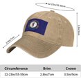 thumbnail image 6 of Kentucky State Flag Baseball Cap Adjustable Twill Bulk with Ponytail Hole Washed Dad Hat for Men Women, 6 of 8