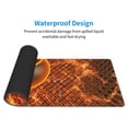 thumbnail image 4 of Pofeuu Tennis Racket In Fire Print Desk Mat for Keyboard and Mouse，Computer Desk Matt for Desktop，Large Mouse Pad for Desk，Desk Pads on Top of Desks 12x31.5in, 4 of 8