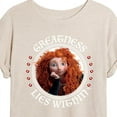 thumbnail image 3 of Disney Brave - Merida Greatness Lies Within - Women's Oversized T-Shirt, 3 of 5