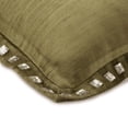 thumbnail image 2 of The HomeCentric Cushion Covers Decorative Pillow Covers Pack of 2 20x20 inch (50x50 cm) Green Velvet Throw Pillow Covers Handmade Pillow Covers Solid Color Pillow Covers - Sage Green Crystal Palace, 2 of 3