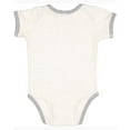 thumbnail image 2 of Rabbit Skins RS4407 Infant Baby Rib Bow Tie Bodysuit - NATURAL HTH/ HTH - NB, 2 of 2