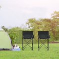 thumbnail image 2 of Costway Portable 38" Oversized High Outdoor Beach Chair Camping Fishing Folding Chair, 2 of 10
