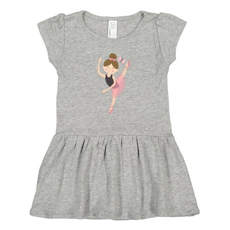 

Inktastic Ballet Dancer for Little Girls Gift Toddler Girl Dress