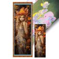 thumbnail image 1 of Kit Punto Cruz Niña Hadas Con Hilo Algodón Ecológico Bordado 11CT 30x90cm, 1 of 9