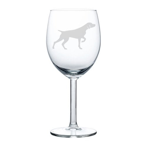 Wine Glass Goblet German Shorthaired Pointer (10 oz)