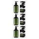 thumbnail image 1 of Wosthever Dispensador de jabón Relleno Bomba Botellas Gel de ducha Desinfectante Contenedor Marrón Baño Suministros Lociones 500ml Set No.8 Type1 NO1, 1 of 6