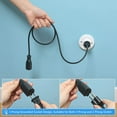 thumbnail image 4 of 3 -Intake Light Plug Adapter, Converts The Bulb Plug E26/E27 Into 3 Plugs With Extension Cable, Flexible Light Plug Converter Suitable For Interior And Exterior Use/Porch/Garage/Patio, Black, 1 Unit, 4 of 8