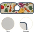 thumbnail image 5 of 3Pcs SKYSONIC Faucet Absorbent MatHarvest Festival Elements Washable Counter Drying Pads Behind Faucet, 5 of 7