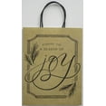 thumbnail image 3 of Holiday Time 10ct Kraft Buffalo Pld Value Pack, Joy, Paper, Brown and Black, 8" x 4.75" x 10.375" and 10" x  5" x 13", 3 of 6