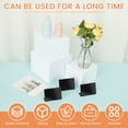 thumbnail image 3 of Acrylic Food Display Riser Boxes Cube Dessert Stand with Storage Design Fashionable Organizer Shelves for Cupcake Candy Weddings Parties, 3 of 10