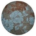 thumbnail image 2 of Rugsotic Carpets Hand Tufted Wool Eco-Friendly Area Rugs - 8'x8', Round, Gray Blue, Modern Contemporary Design, High Pile Handmade Anti Skid Rugs for Living Room, Bed Room (K00514), 2 of 6
