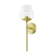 thumbnail image 4 of 17471-12 Livex Lighting Willow - 1 Light Bath Vanity In Transitional Style-18 Inches Tall and 5.75 Inches Wide-Satin Brass Finish, 4 of 11