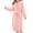 Pink, variant on Jamicy Women's Plush Soft Robe Bandage Hooded Bathrobe Robes, Fluffy, Warm Fleece Long Sherpa Bathrobe for Women