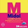 Midol Complete Gelcaps 24ct: Midol Complete Menstrual Pain Relief Gelcaps with Acetaminophen for Menstrual Symptom, PMS Relief, and Period Cramp Relief - 24 Count