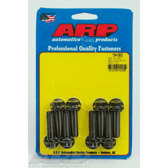 ARP 134-0902 Black GM LS 12pt bellhousing bolt kit