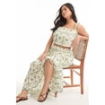 thumbnail image 3 of June & Vie Women's Plus Size Eyelet Scalloped Hem Maxi Skirt, 3 of 4