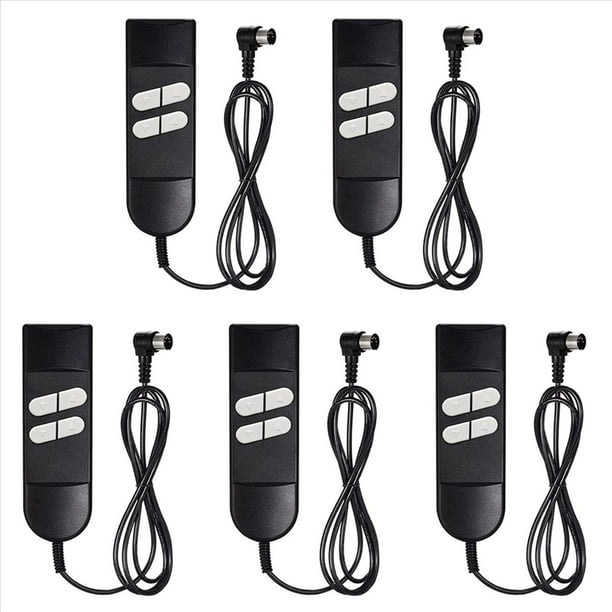 5X Reemplazo del Control Remoto del Sofá Eléctrico, Reemplazo del Control Remoto del Sillón Reclinable Eléctrico de 5 Pines y 4 Botones para OKIN LIMOSS Pride Golden Berkline