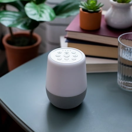 Yogasleep Duet Sound Machine & Night Light with Wireless Speaker - White