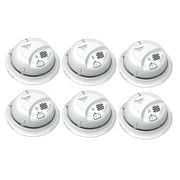 First Alert Direct Wire Combination Smoke And Carbon Monoxide Detector, 120 Volt With 9 Volt Battery Back Up SC9120B 6 PACK