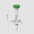 thumbnail image 4 of Premium Plastic Tees, Simulator Tees Professional Training Accessories, Designed to Reduce Ball Spin and Fly Straight, 4 of 8