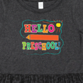 thumbnail image 4 of Inktastic Hello Preschool 1st Day of School Girls Toddler Dress, 4 of 5