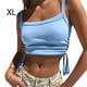 thumbnail image 3 of Minnieouse Tops cortos sexis para mujer, ropa de vendaje de cuello cuadrado sin mangas para senderismo y viaje, ropa deportiva de estilo informal, ropa para Prendas para la parte del cuerpo Azul SG Minnieouse AP011581-19, 3 of 5