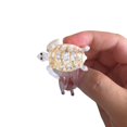 thumbnail image 3 of Pinza para el pelo XINYU con forma de tortuga marina acetato para niña paquete de 2 color blanco, 3 of 6