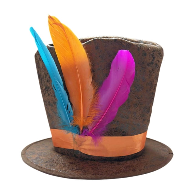 Sombrero de de mago, accesorio de disfraz, sombrero de fiesta para mujeres y hombres, tocado formal para mascaradas