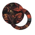 thumbnail image 2 of Balery Dark Skull King Throne Fundas de asiento para taburete de bar redondo de tela de terciopelo ajustables que protegen de arañazos y manchas para sillas de 14 a 17 pulgadas.-13 inch, 2 of 7