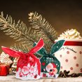 thumbnail image 4 of CIMAXIC christmas 100Pcs Christmas Rabbit Ear Gift Candy Bags Party Nougat Gift Packing Bags,8.66"X5.31"X5.31", 4 of 5