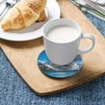 thumbnail image 5 of GZHJMY 4 Pieces Wooden Drink Coasters, Round Absorbent Coasters for Home Cafe Bar Table Dinner Decor, Switzerland Matterhorn, 5 of 7