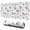 White Cow Milk, variant on Long Mouse Pads for Desk,White Cow Heart Pattern Desk Mats on Top Of Desks, Desk Mouse Pad Extra Large with 3mm Non-Slip Base and Stitched Edge for Gaming,Office,Work,Home 31.5"x11.8"