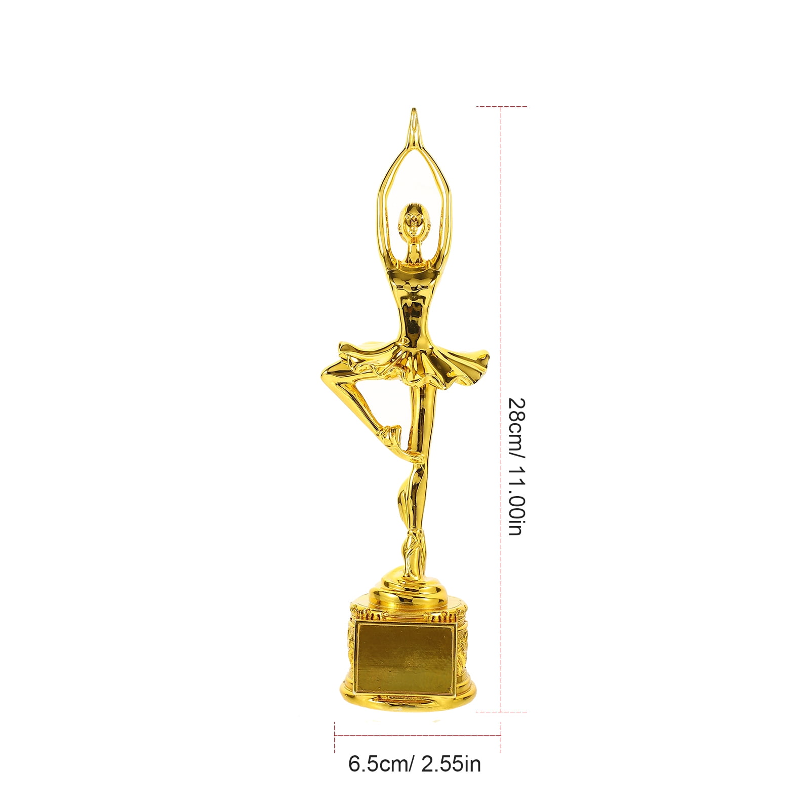 ADDHAT Participation Trophy Souvenir for Dance Competitions 1Pack 11.0x2.6x2.6in