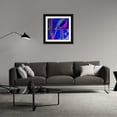 thumbnail image 3 of Stephen Chambers 20x20 Black Ornate Wood Framed With Double Matting Wall Art Titled - Ove Dark Blue, 3 of 6