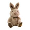 thumbnail image 2 of 2026 Bunny Plush Stuffed Animal , 9.8" Soft Cuddly Bunny Doll Gift for Adults, Birthday Graduation Present for Friends Classmates, Cute Huggable Companion, Brown, 2 of 6