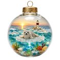 thumbnail image 2 of Glowing Ocean‑Themed Christmas Story Ornament Balls with Warm LED Light, Hanging Ornaments for Christmas Tree, Mantel Decor and Holiday Gifting, 2 of 2