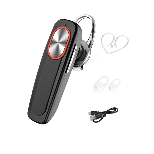 Auricular Bluetooth 4.1 Auricular para una sola empresa Sonido estéreo Llamada manos libres Auricular inalámbrico, Negro Inevent EL001946-01B