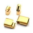 thumbnail image 2 of Abbracc Micro Jewelry Clasp Buckle Flat Leather Cord DIY Key Golden S, 2 of 7