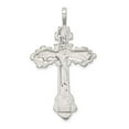 thumbnail image 4 of 925 Sterling Silver Solid Polished Crucifix Pendant Necklace Measures 44x25mm Wide Jewelry Gifts for Women, 4 of 4