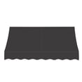 thumbnail image 2 of Awntech 5.375 ft Nantucket Fixed Awning Acrylic Fabric, Black, 2 of 2