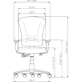 thumbnail image 6 of Lorell, Accord Managerial Mid-Back Task Chair, 1 Each, Gray, 6 of 7