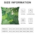 thumbnail image 5 of GOSMITH  Spring Summer Pillow Covers, Decorative Throw Pillow Case Outdoor Pillow Cover, Xmas Plant Pattern Fabric Green for Home Couch Holiday Decor, 5 of 5