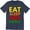 Navy Heather, variant on Eat Sleep Mix Repeat Men's Funny Dj Producer Nightclub All Nighter Music T-Shirt