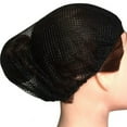 thumbnail image 3 of MesaSe 12 Pcs Disposable Mesh Black Hair Net Caps Elastic Free Size Covers for Cosmetics Kitchen Cooking Home Industries Hospital, 3 of 7