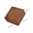 thumbnail image 2 of Luxshiny Small Display Box Medal Display Box Light Brown Wood Storage Protection for Set, 2 of 8